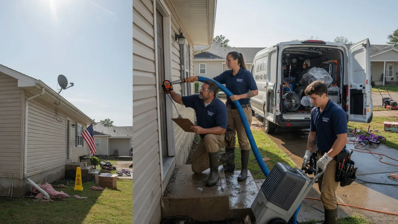 Ceiling Water Damage Restoration in Farnsworth, TX near me